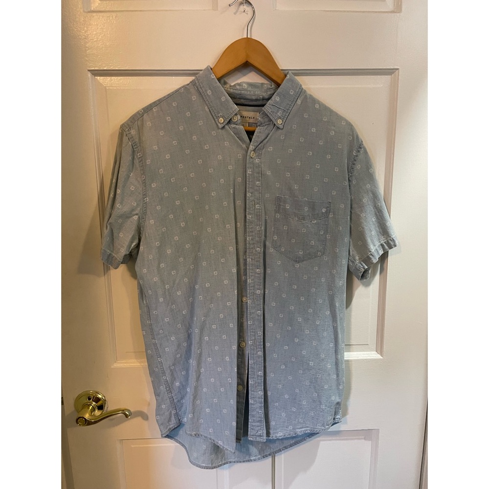 Aeropostale Short Sleeve Button Down Shirt
